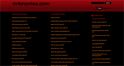 Desktop Screenshot of m4moviez.com